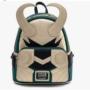 Loungefly Marvel Loki Classic Cosplay Womens Double Strap Shoulder Bag P…